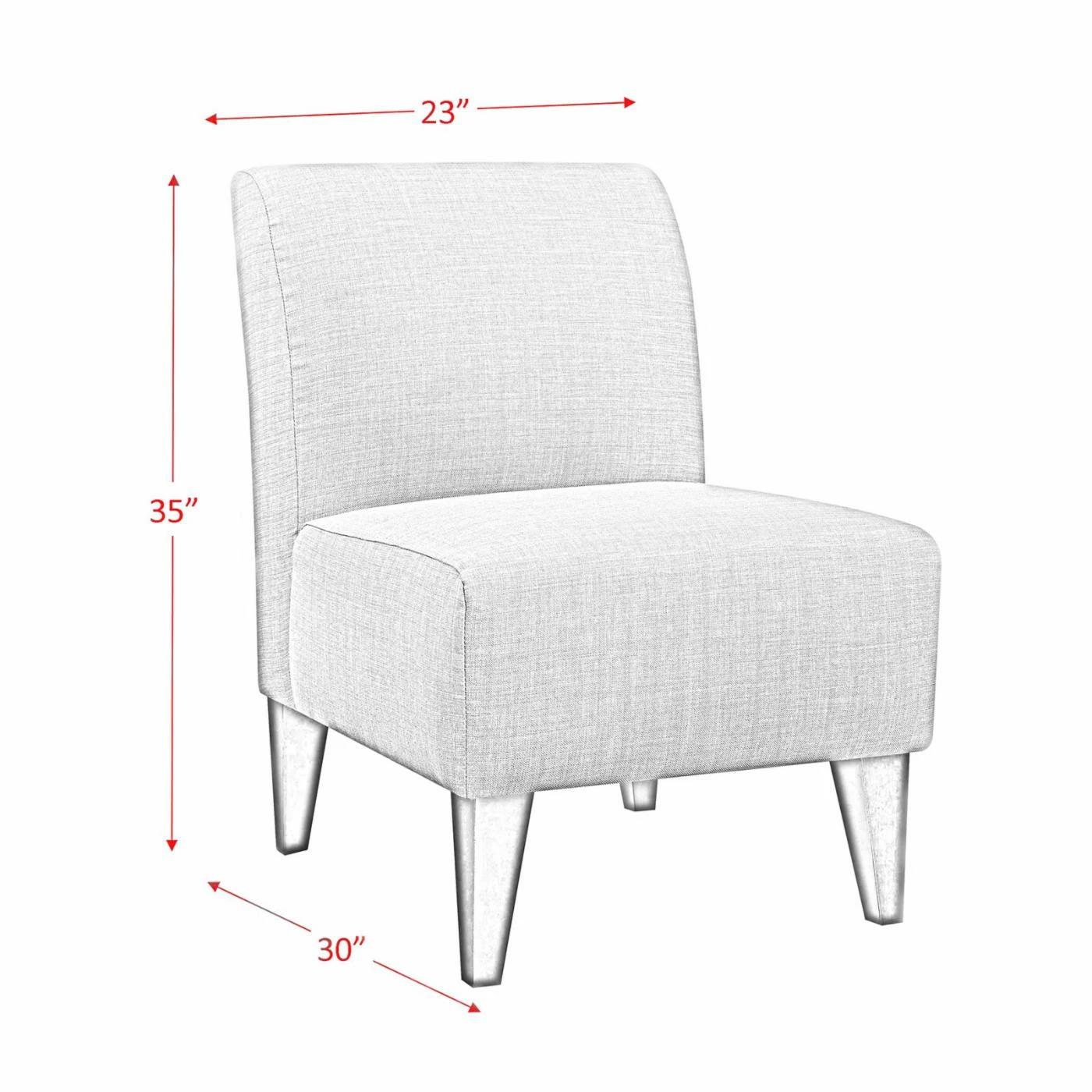 Cheap ๐ฅฐ Picket House Furnishings Armless Chairs Picket House North Accent Slipper Chair ๐ - Image 5