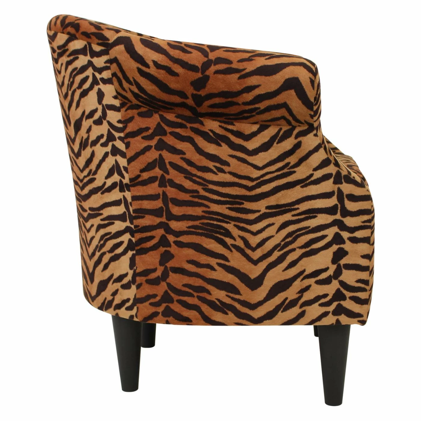 Discount π Barrel Chairs Fox Hill Nikole Tiger Print Club Chair π― - Image 5