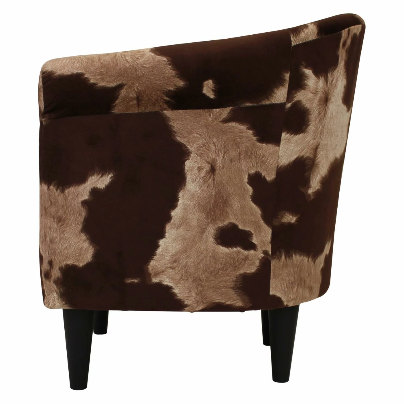 Promo π Barrel Chairs Fox Hill Savannah Cow Hide Print Club Chair π - Image 5