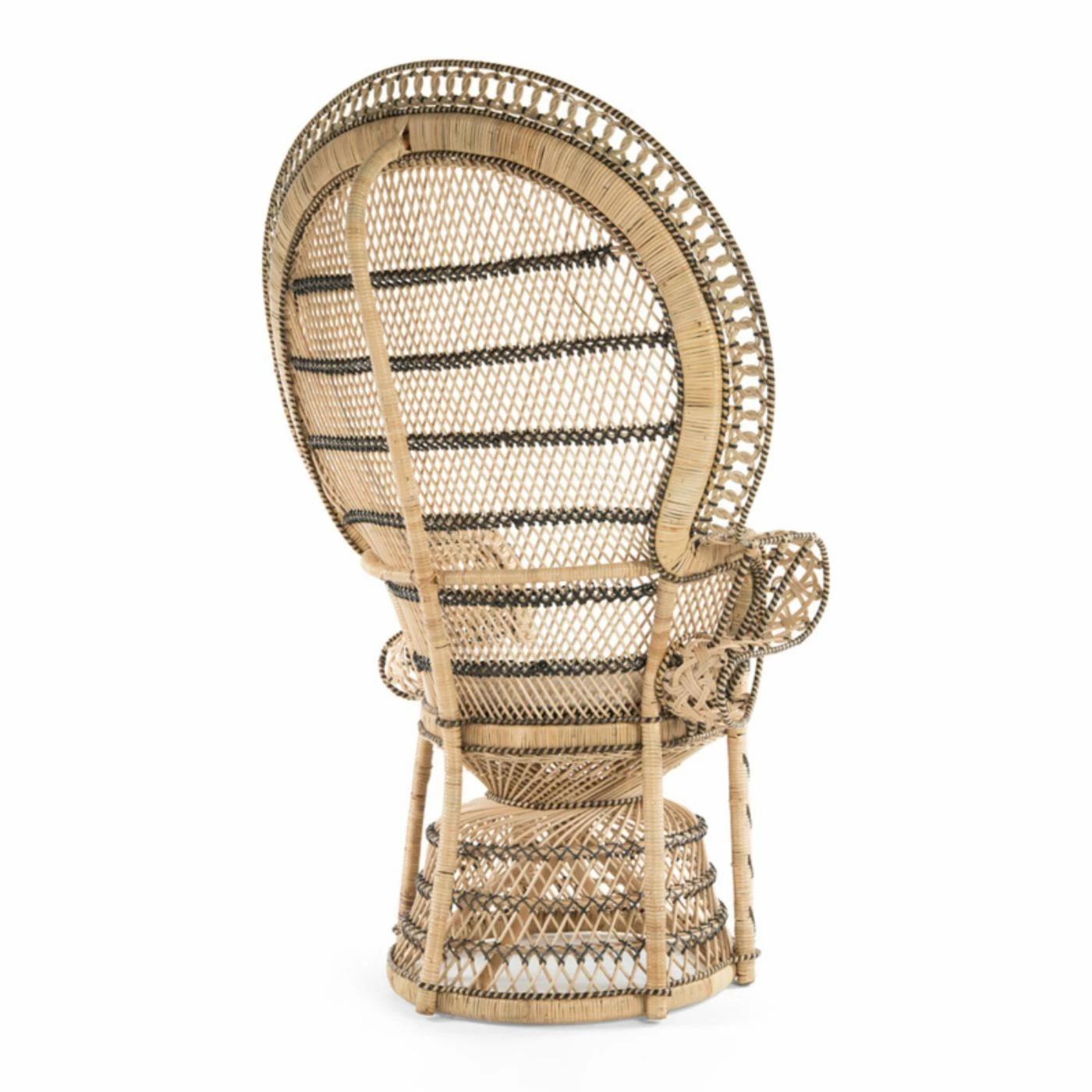 Wholesale π Arm Chairs KOUBOO Retro Peacock Rattan Accent Chair π€© - Image 5