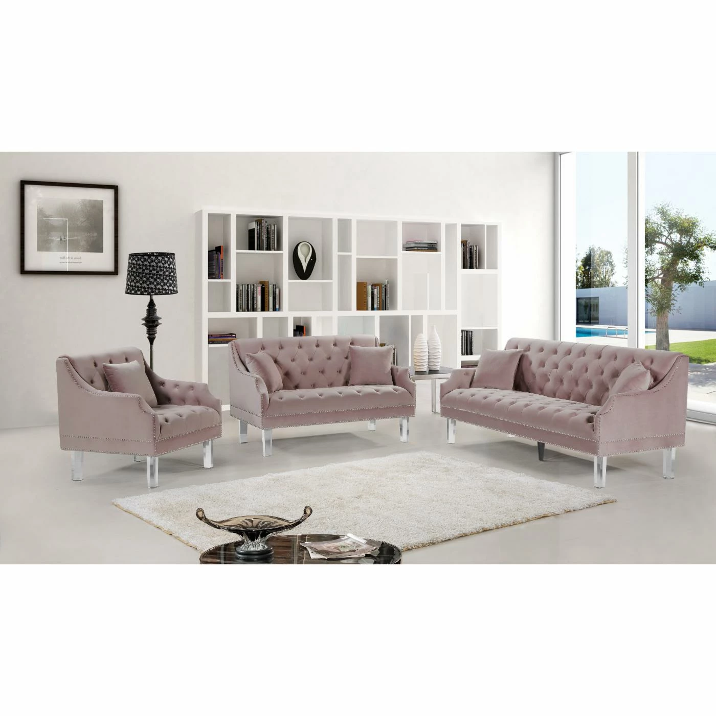 Coupon βοΈ Arm Chairs Meridian Furniture Inc Roxy Tufted Arm Chair With Nailhead Trim β¨ - Image 5