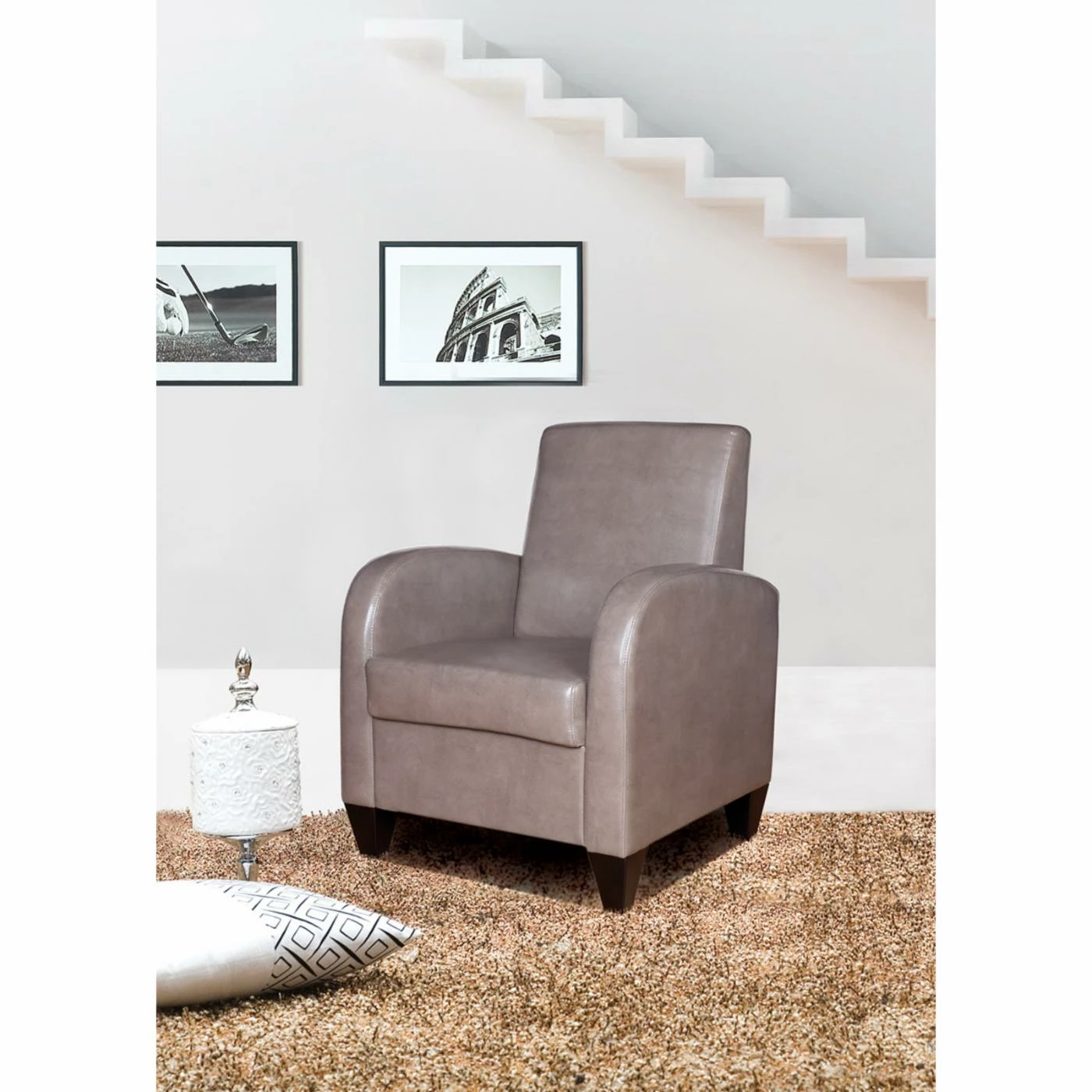 Budget โ Arm Chairs NH Designs Faux Leather Accent Chair ๐คฉ - Image 5