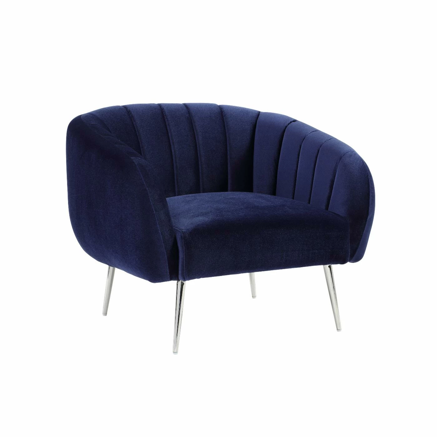 Buy ๐ Barrel Chairs Pangea Home Hilda Fabric Club Chair ๐ - Image 5