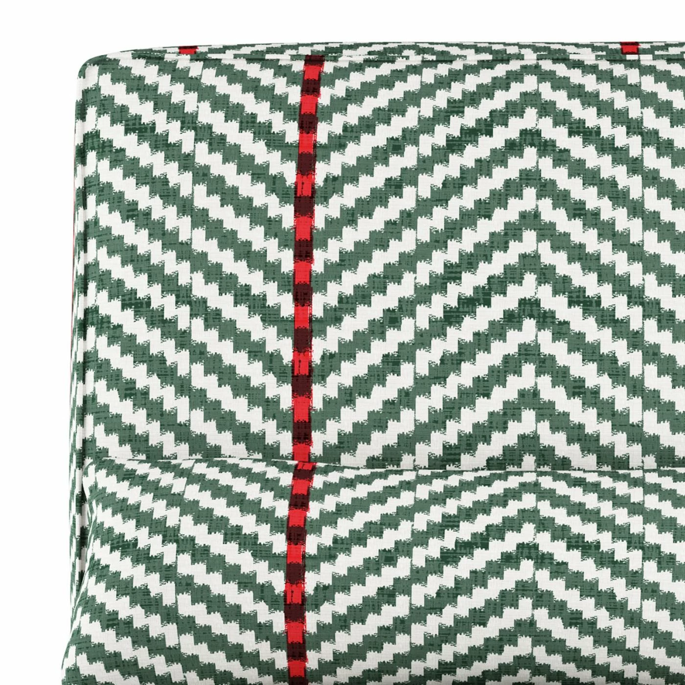 Best reviews of โค๏ธ Armless Chairs Skyline Furniture Broken Twill Evergreen Armless Chair ๐ - Image 5